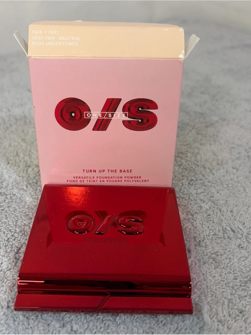 ONE/SIZE Turn Up The Base Foundation Powder. Fair 1 (NR) BNIB stock#EC0098